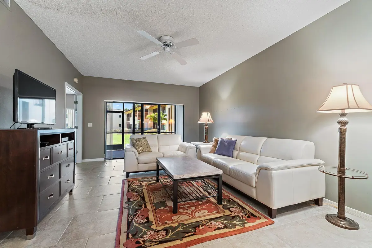 Living Room at 6503 SE Williamsburg Drive 104, Hobe Sound