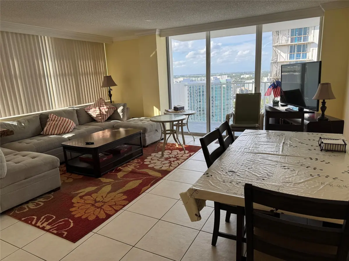 Living room at 111 Briny Avenue 26-11, Pompano Beach