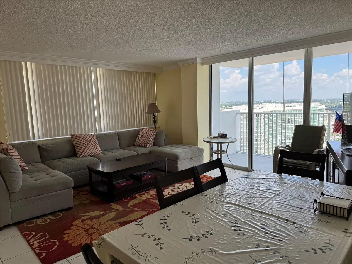 Living room at 111 Briny Avenue 26-11, Pompano Beach