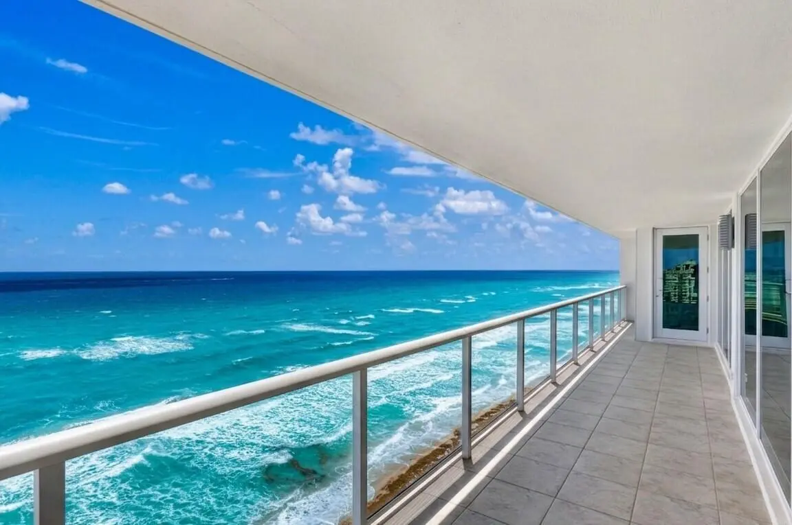 Wrap around balcony at 3505 S Ocean Boulevard 14n, Highland Beach