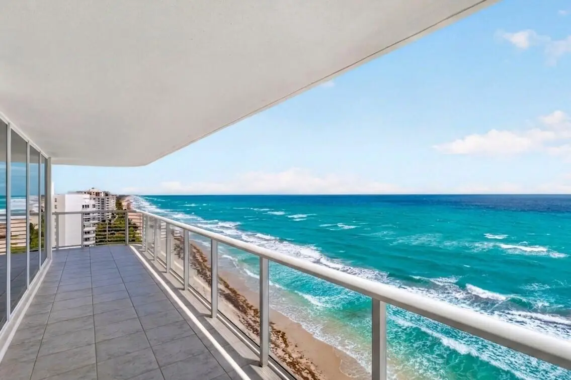 Wrap around balcony at 3505 S Ocean Boulevard 14n, Highland Beach