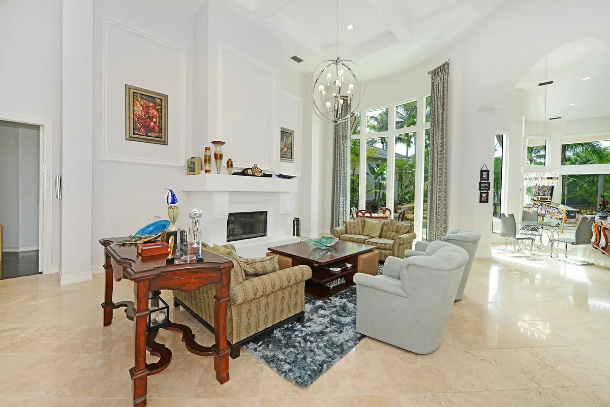 Living Room at 6554 Landings Court, Boca Raton