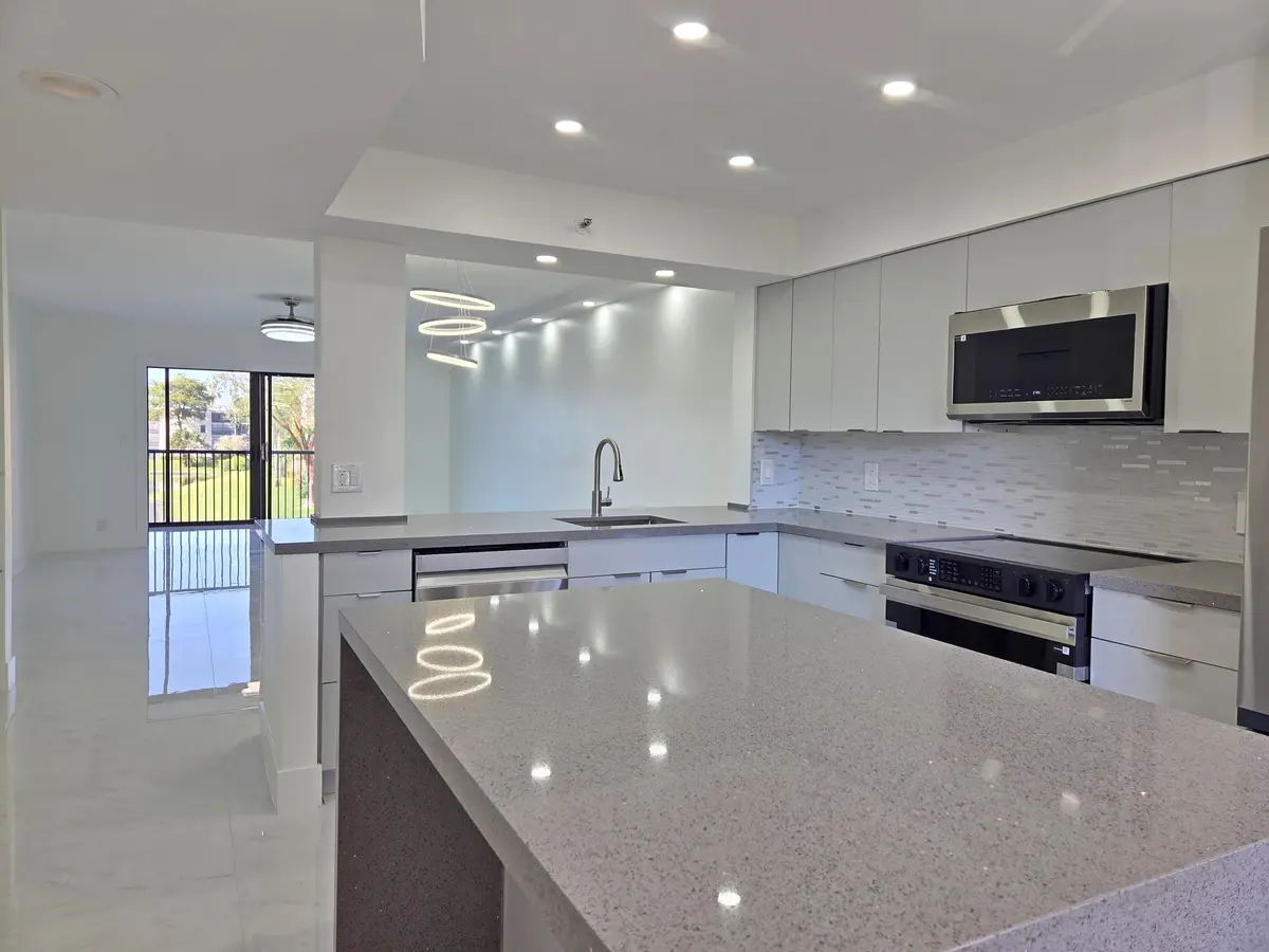 Entering condo at 14460 Strathmore Lane 307, Delray Beach