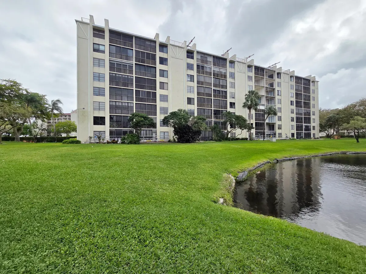Back of the Building at 14460 Strathmore Lane 307, Delray Beach