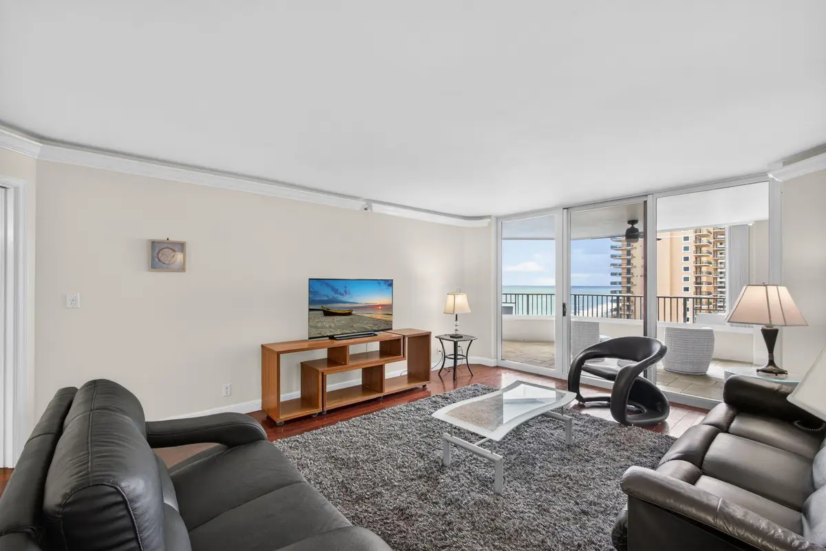 Living Room at 5200 N Ocean Drive 1004, Singer Island