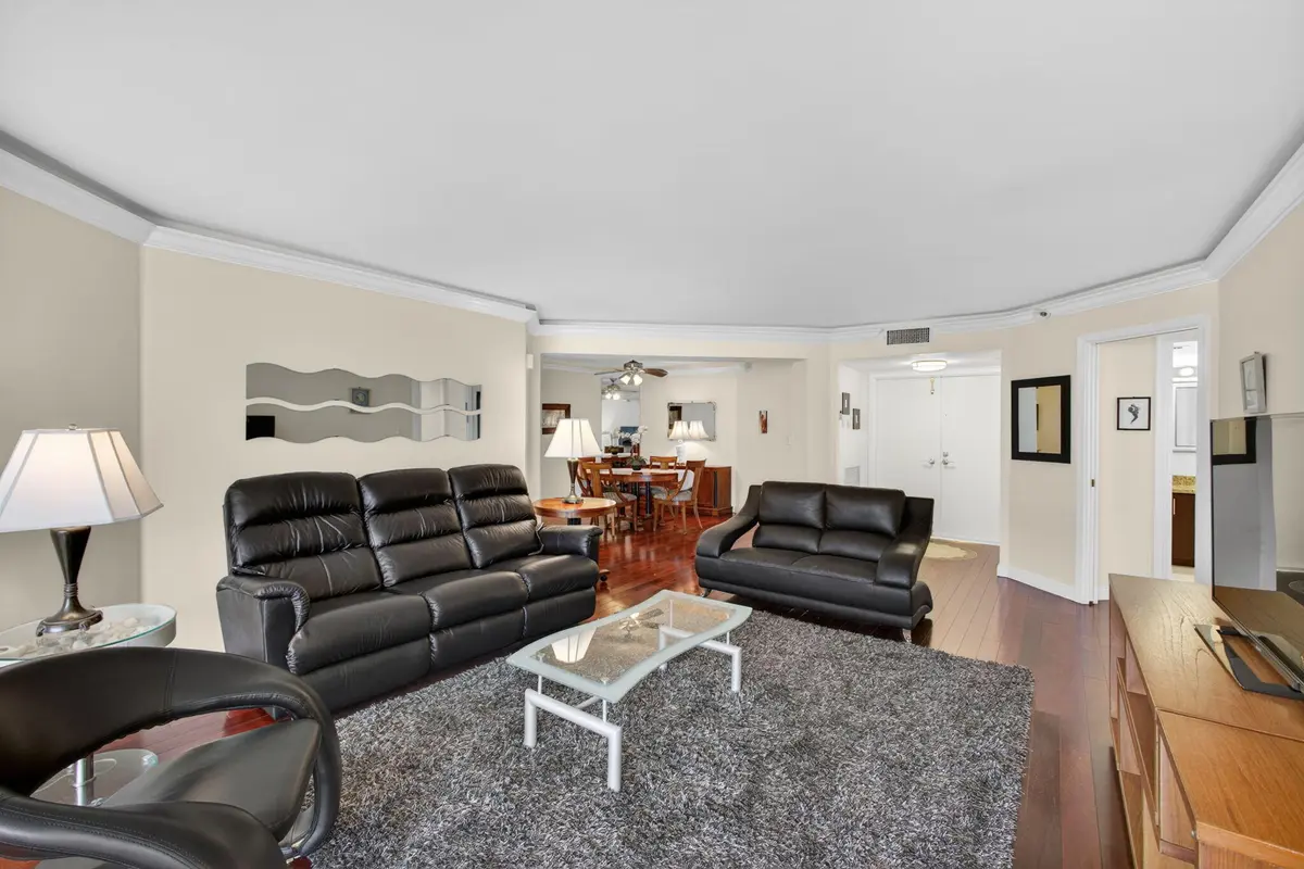 Living Room at 5200 N Ocean Drive 1004, Singer Island