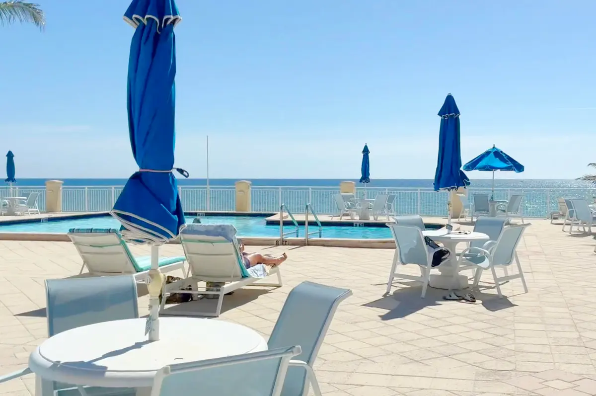 Heated Pool Next to Ocean at 3475 S Ocean Boulevard 116, Palm Beach
