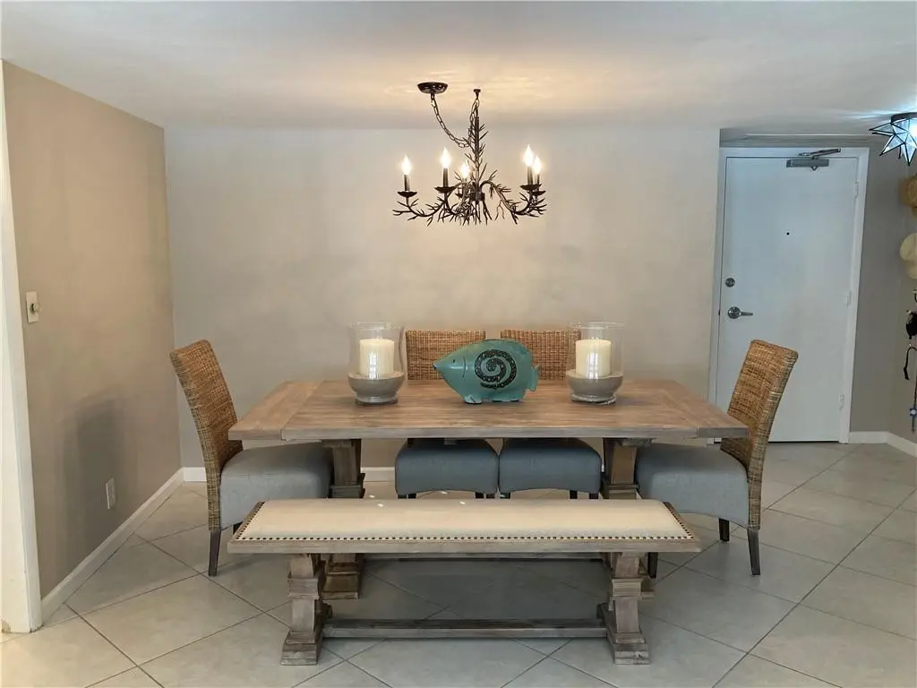 Large Dining Area for Entertaining at 3750 Galt Ocean Drive 102, Fort Lauderdale