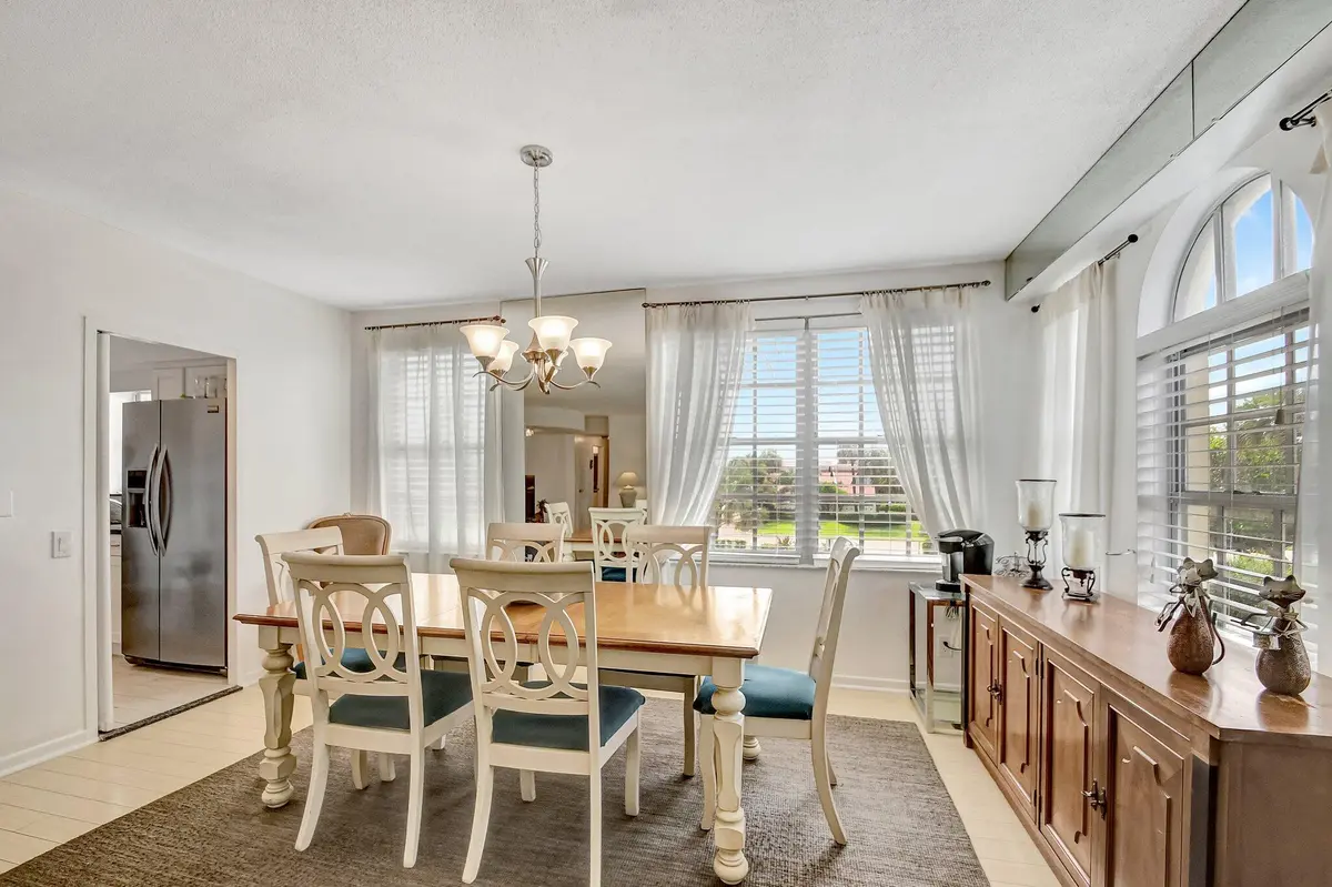 Dining Room at 3475 S Ocean Boulevard 116, Palm Beach