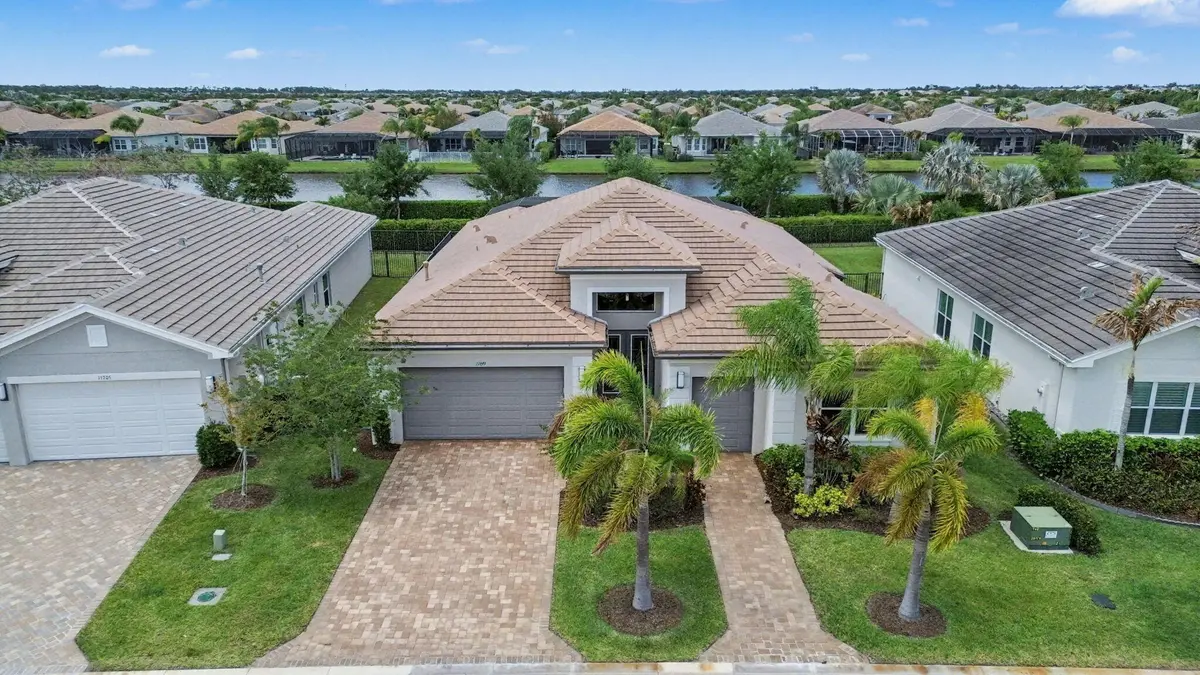 Aerial Front at 11699 SW Coronado Springs Drive, Port St. Lucie