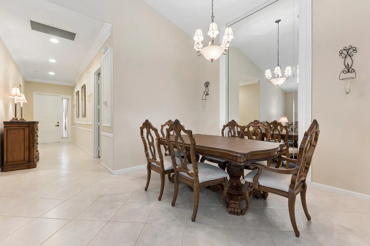Dining Area at 2257 Egret Cove Drive, West Palm Beach