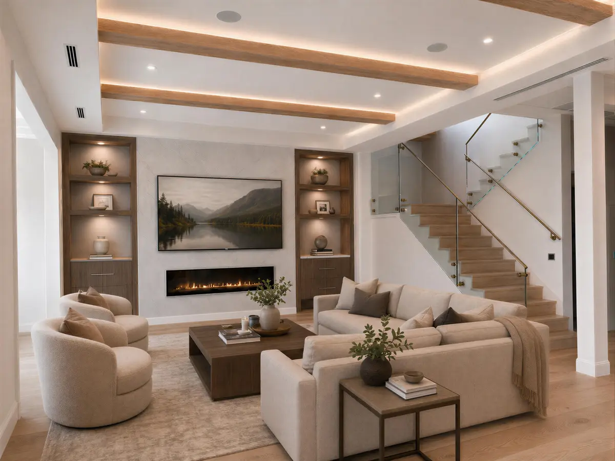 RENDERING LIVING ROOM at 130 Bowsprit Drive, North Palm Beach