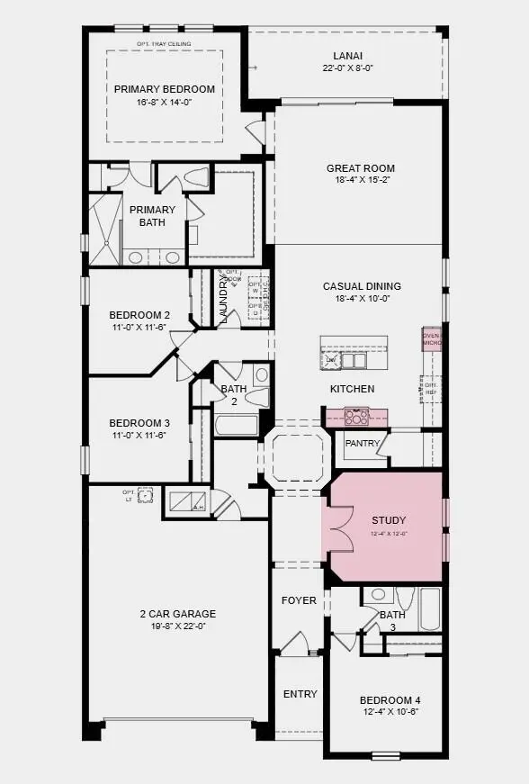 floor plan at 657 SE Ranch Oak Circle, Port St. Lucie