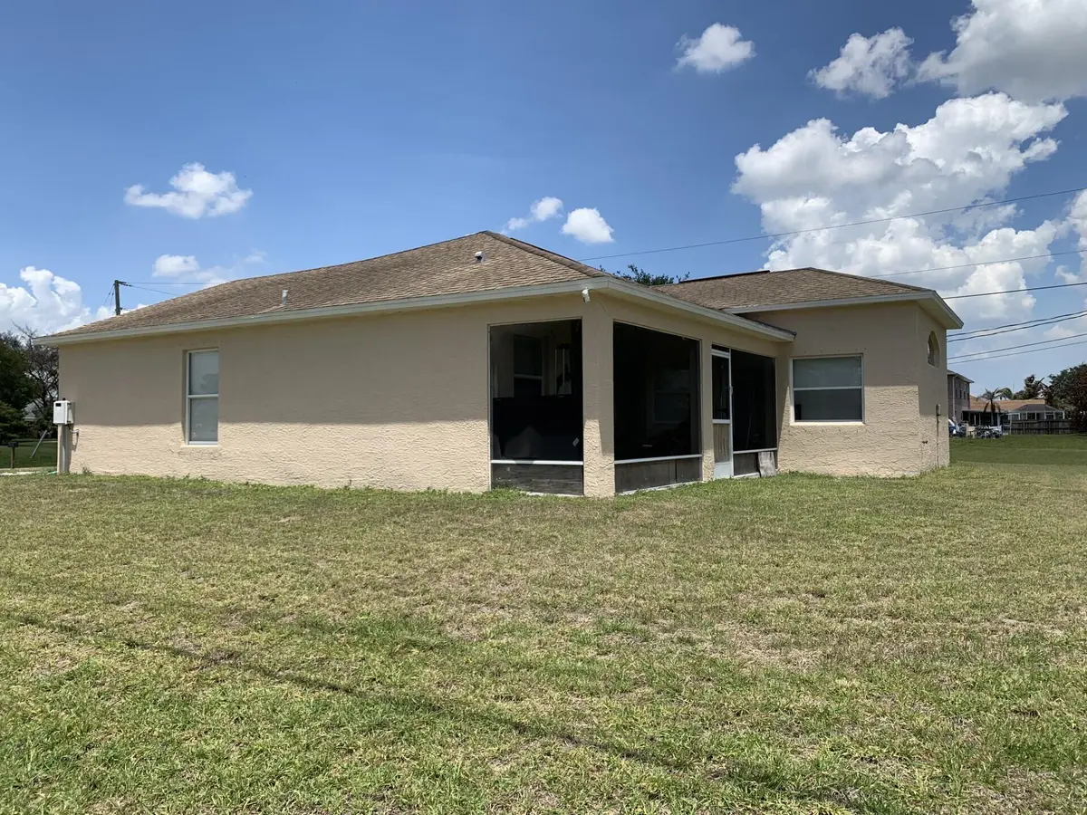 Exterior Rear at 892 SW Duncan Terrace, Port St. Lucie
