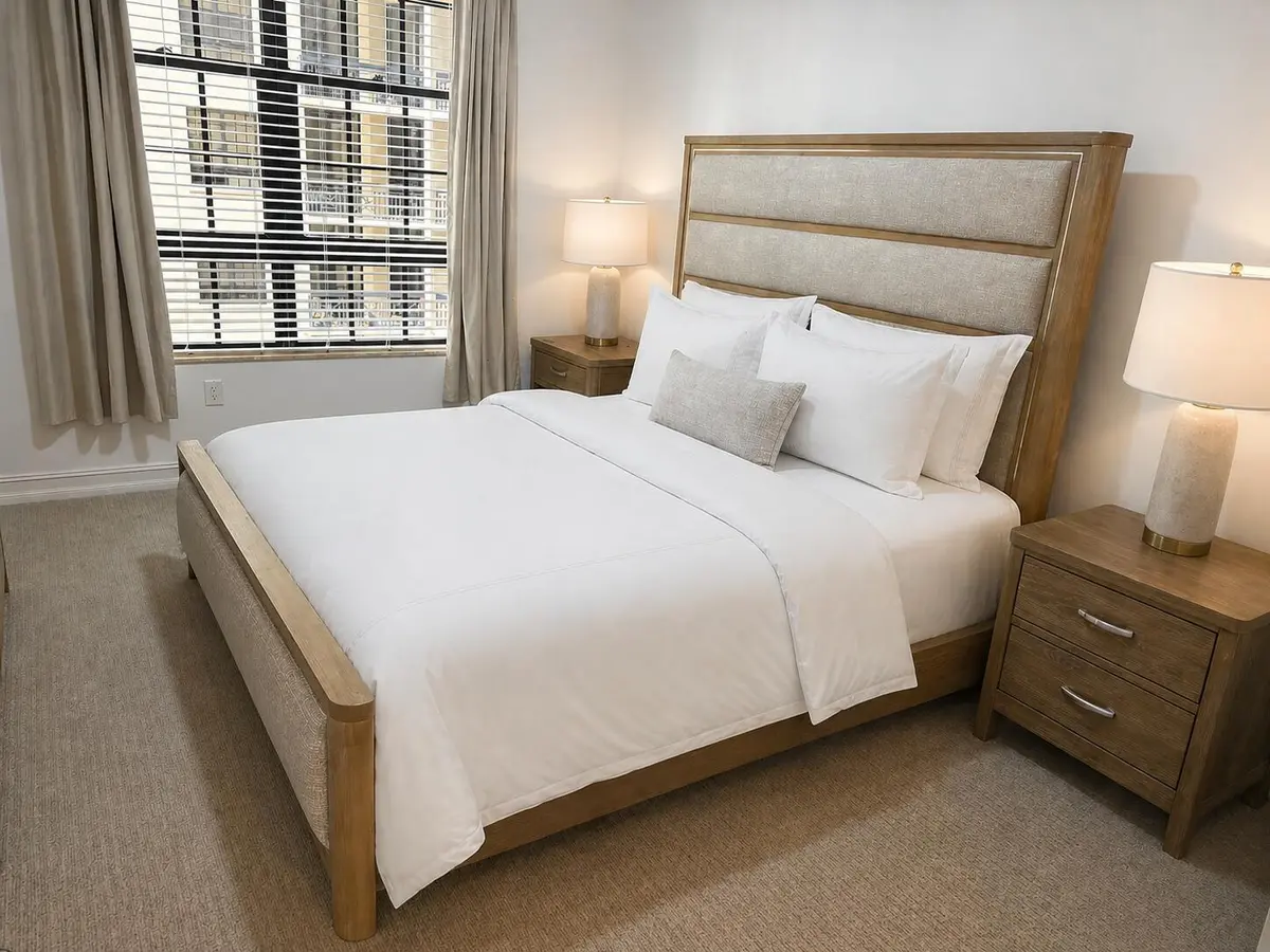 Primary Bedroom Suite at 701 S Olive Avenue 1213, West Palm Beach