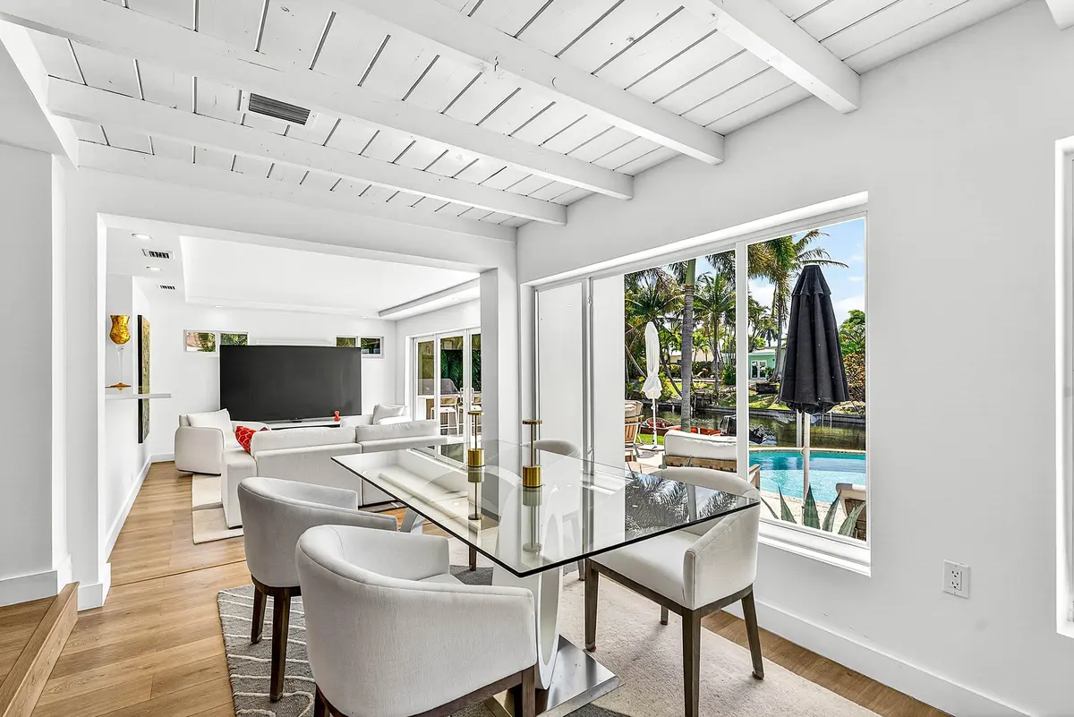 Dining Area at 7745 W Lake Drive, Lake Clarke Shores