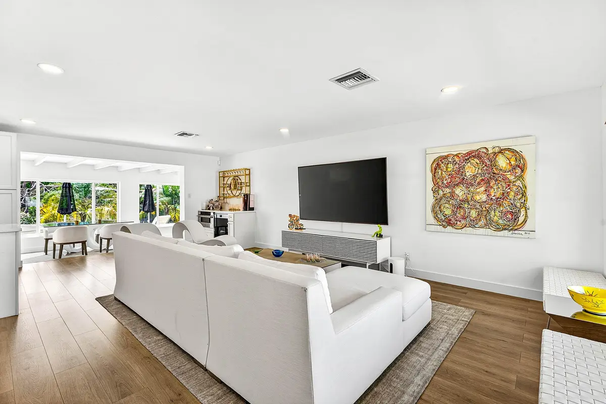 Living Room at 7745 W Lake Drive, Lake Clarke Shores