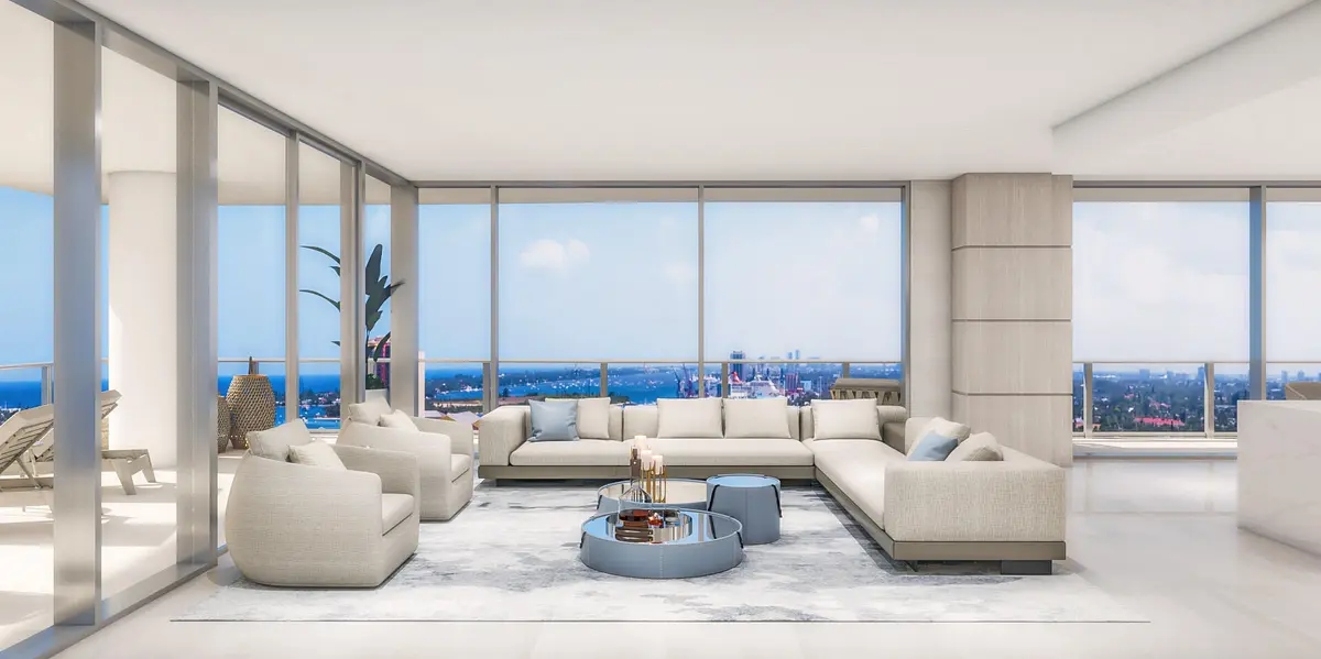 LIVING AREA at 220 Lake Shore Drive 1012, Lake Park