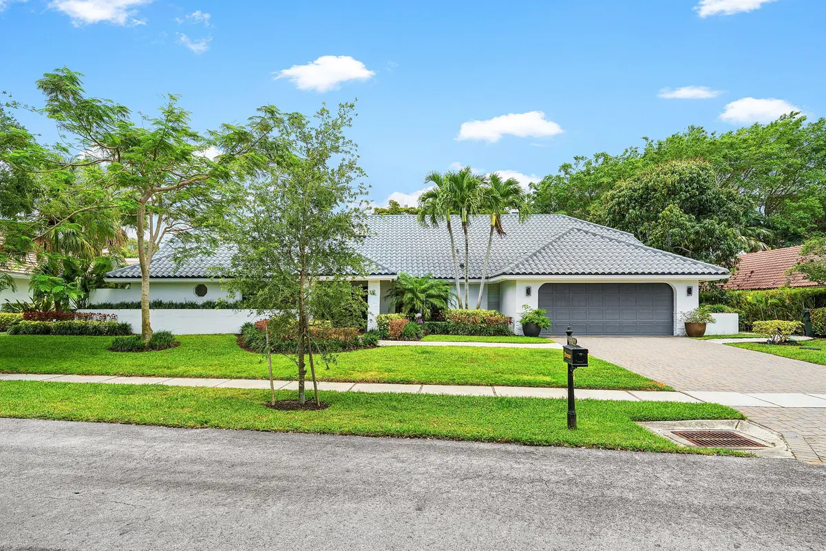 Exterior front at 3030 Canterbury Drive, Boca Raton