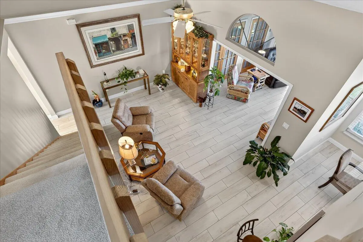Living Room from Loft at 1827 Aynsley Way 4, Vero Beach
