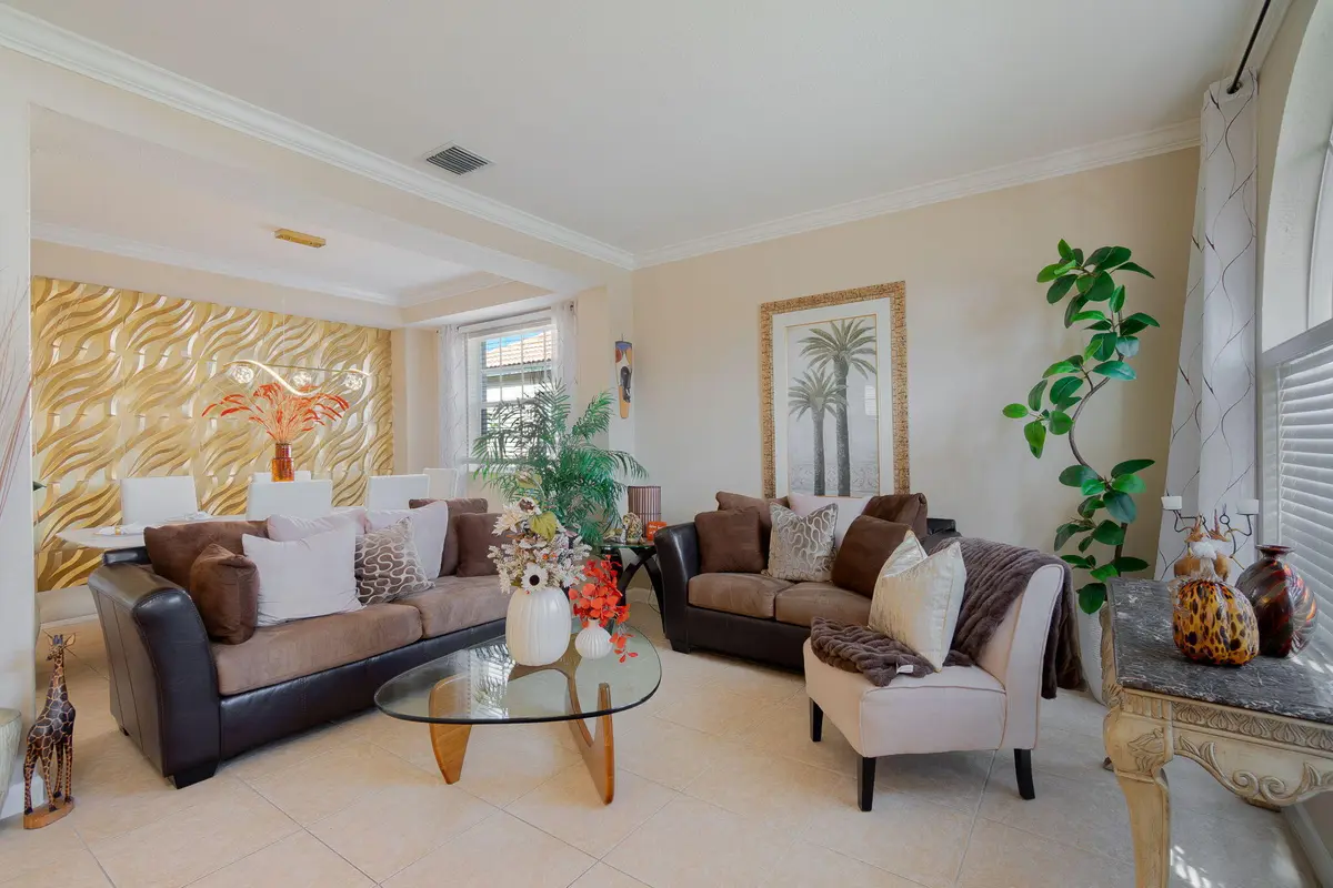 Living Room at 3887 Hamilton Key, West Palm Beach