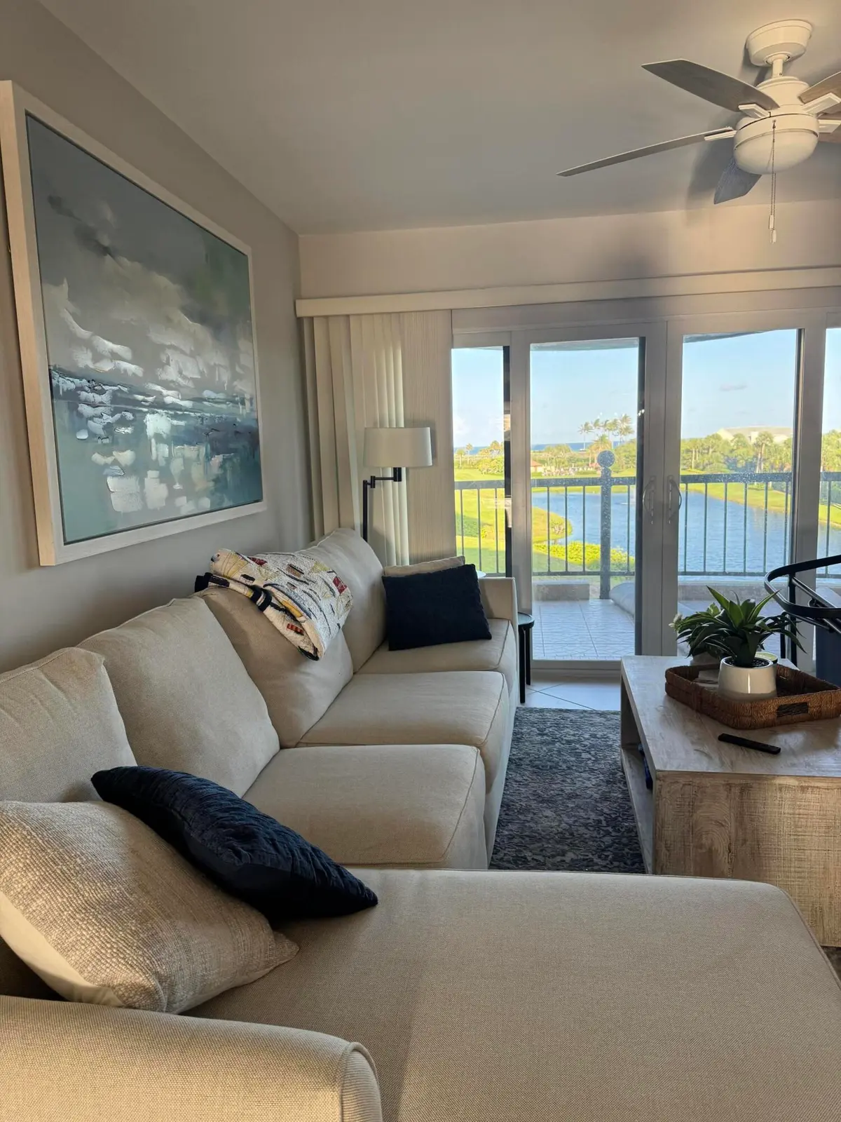 Living Area at 401 Ocean Bluffs Boulevard 303, Jupiter