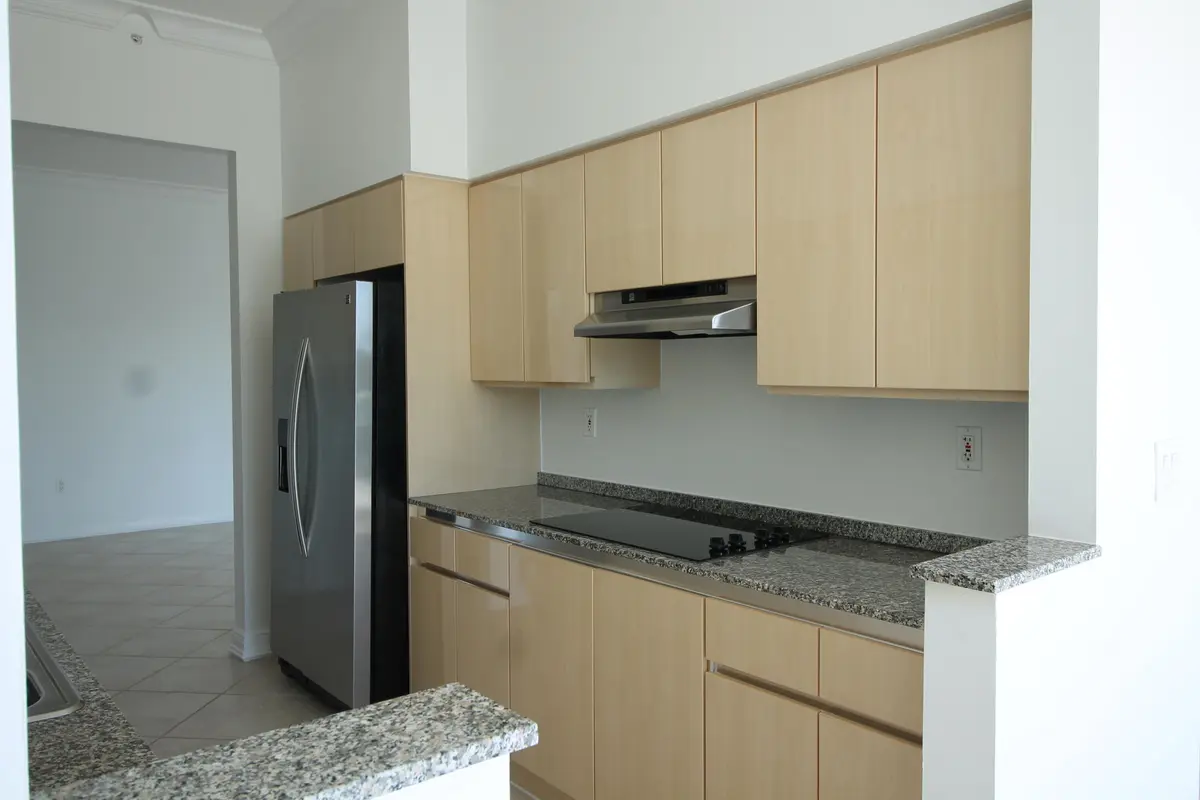 Kitchen at 500 SE Mizner Boulevard A104, Boca Raton