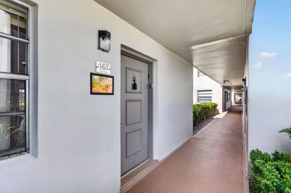 Front Door at 167 Normandy D, Delray Beach