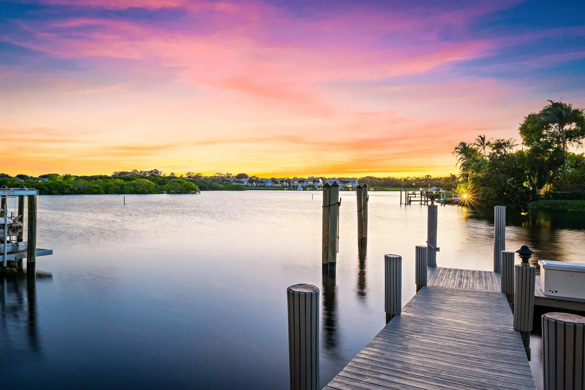 Dock / View at 121 Commodore Drive, Jupiter