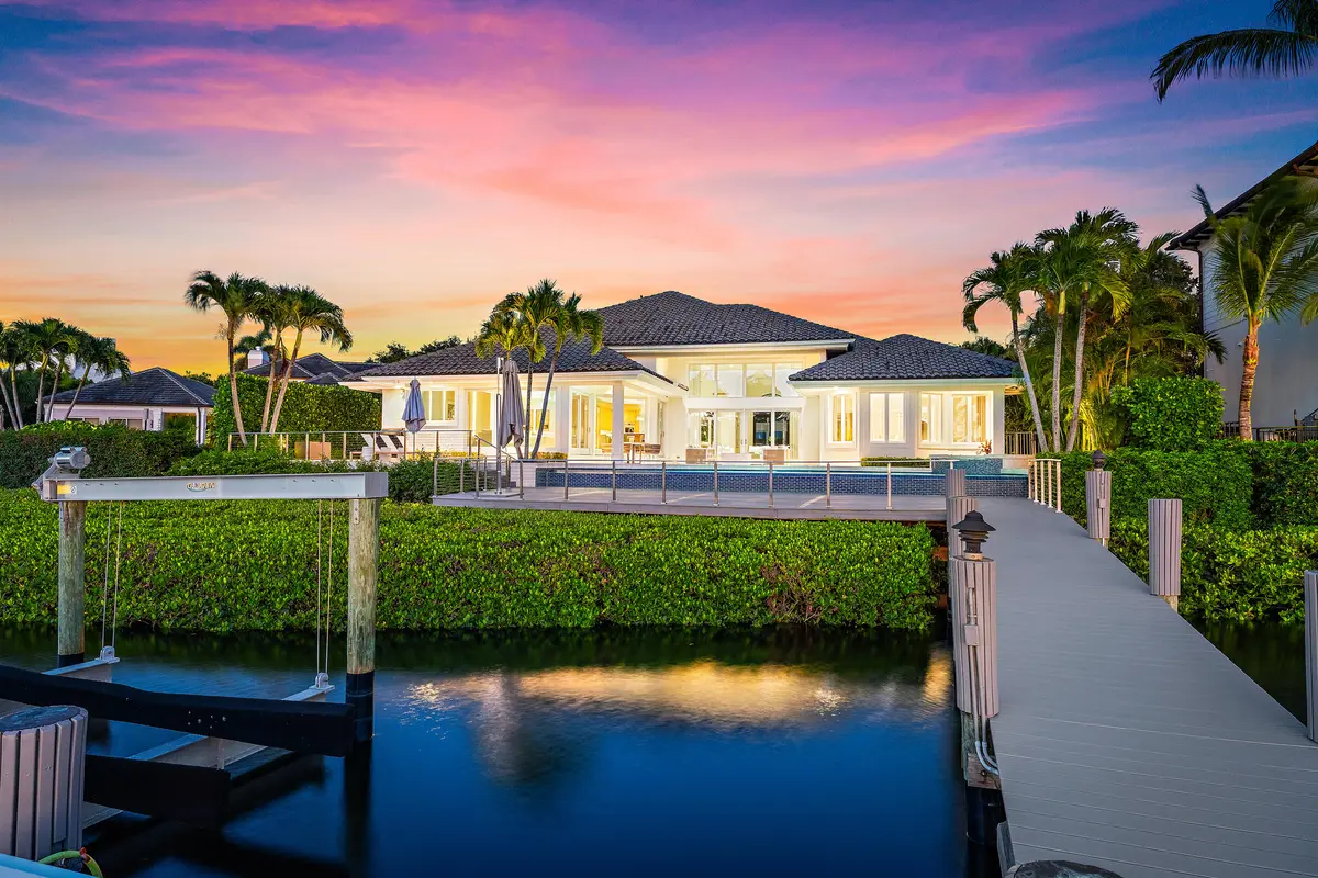 Rear Elevation at 121 Commodore Drive, Jupiter