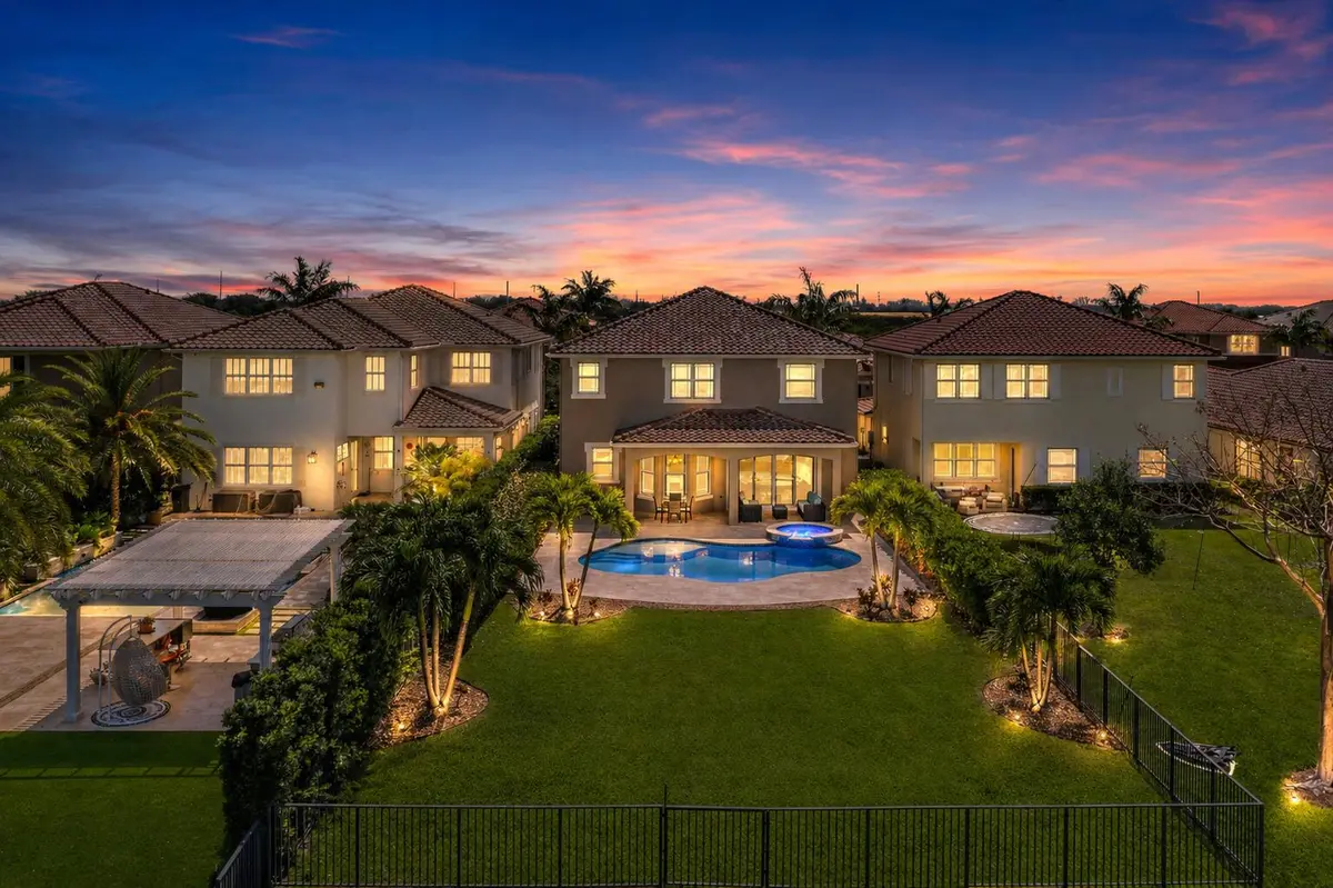 Night Shot 1 at 8541 Miralago Way, Parkland