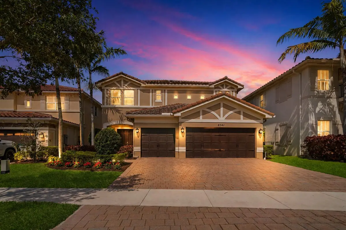 Night Shot 2 at 8541 Miralago Way, Parkland