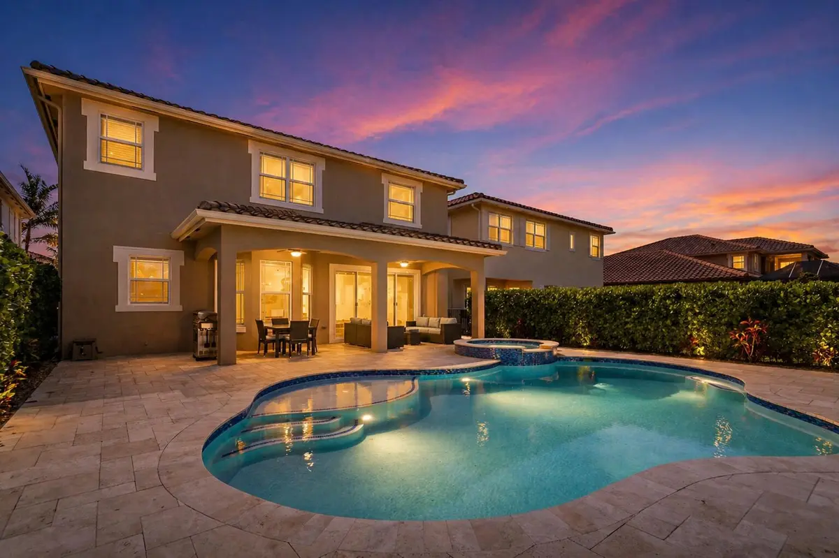 Night Shot 3 at 8541 Miralago Way, Parkland