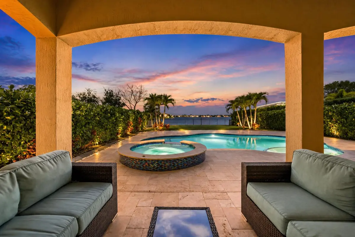 Night Shot 4 at 8541 Miralago Way, Parkland