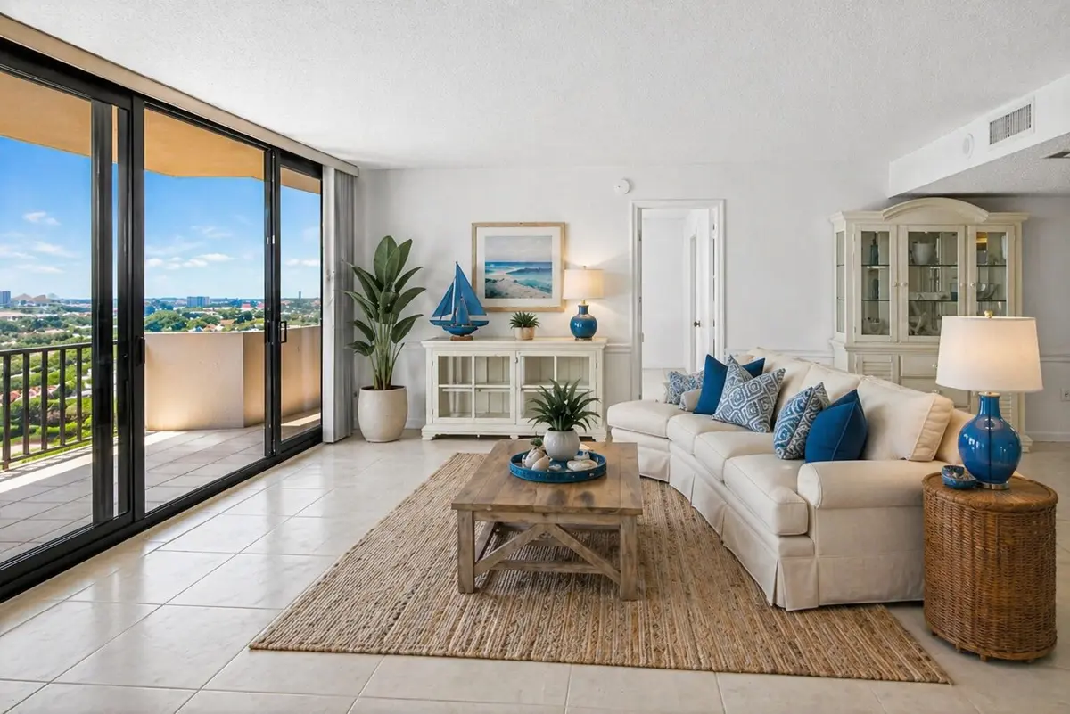 Living Room 1 at 4200 N Ocean Drive 2-804, Singer Island