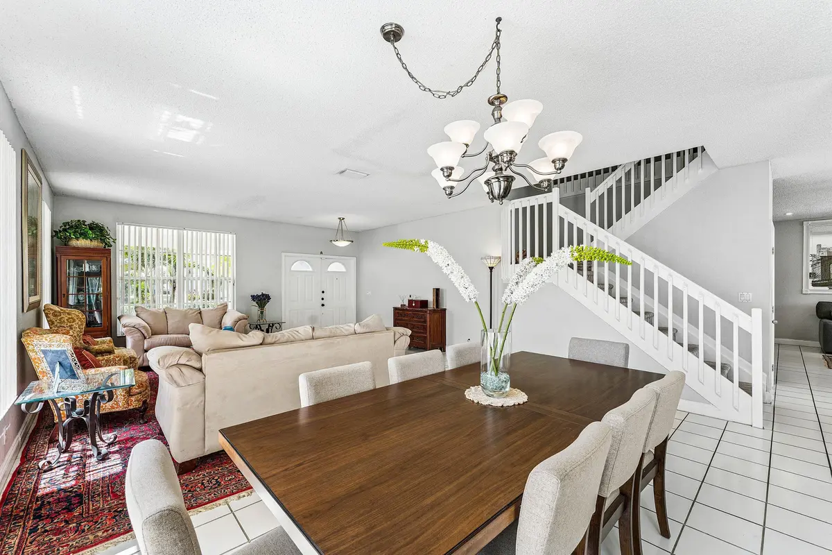 Dining room at 18250 Blue Lake Way, Boca Raton