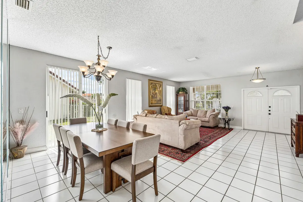 Dining room at 18250 Blue Lake Way, Boca Raton