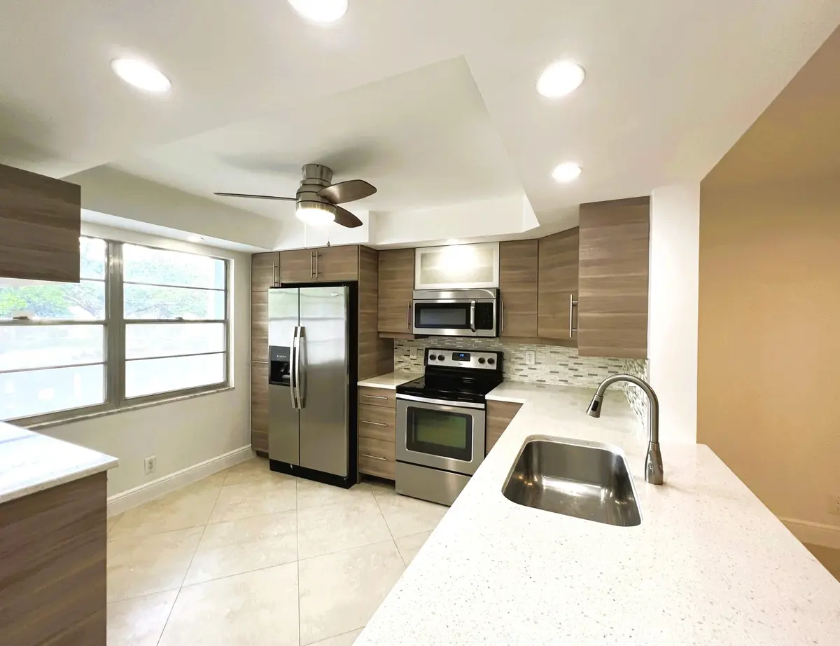 Remodeled Kitchen at 3001 Portofino Isle E2, Coconut Creek
