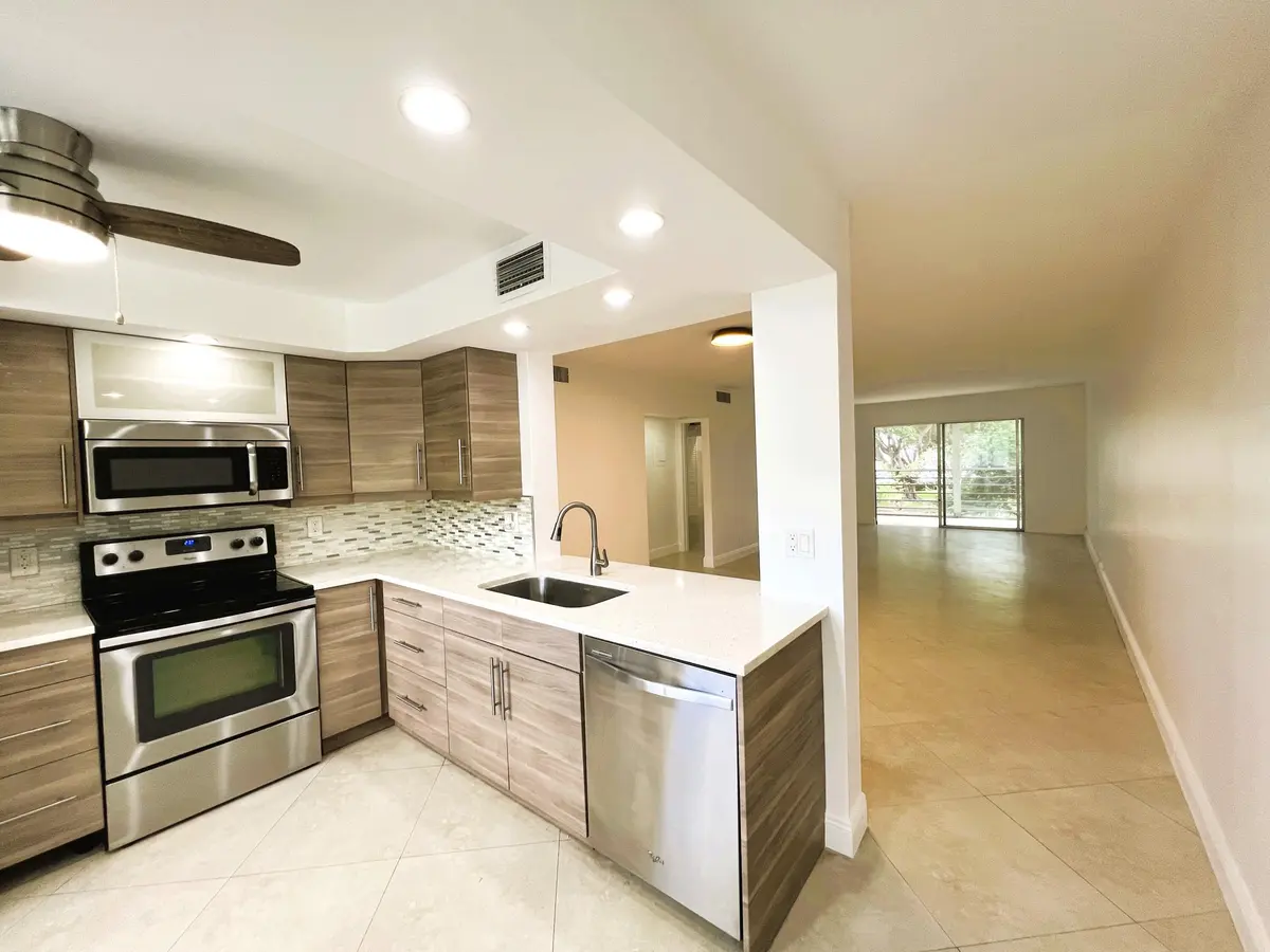 Remodeled Kitchen at 3001 Portofino Isle E2, Coconut Creek