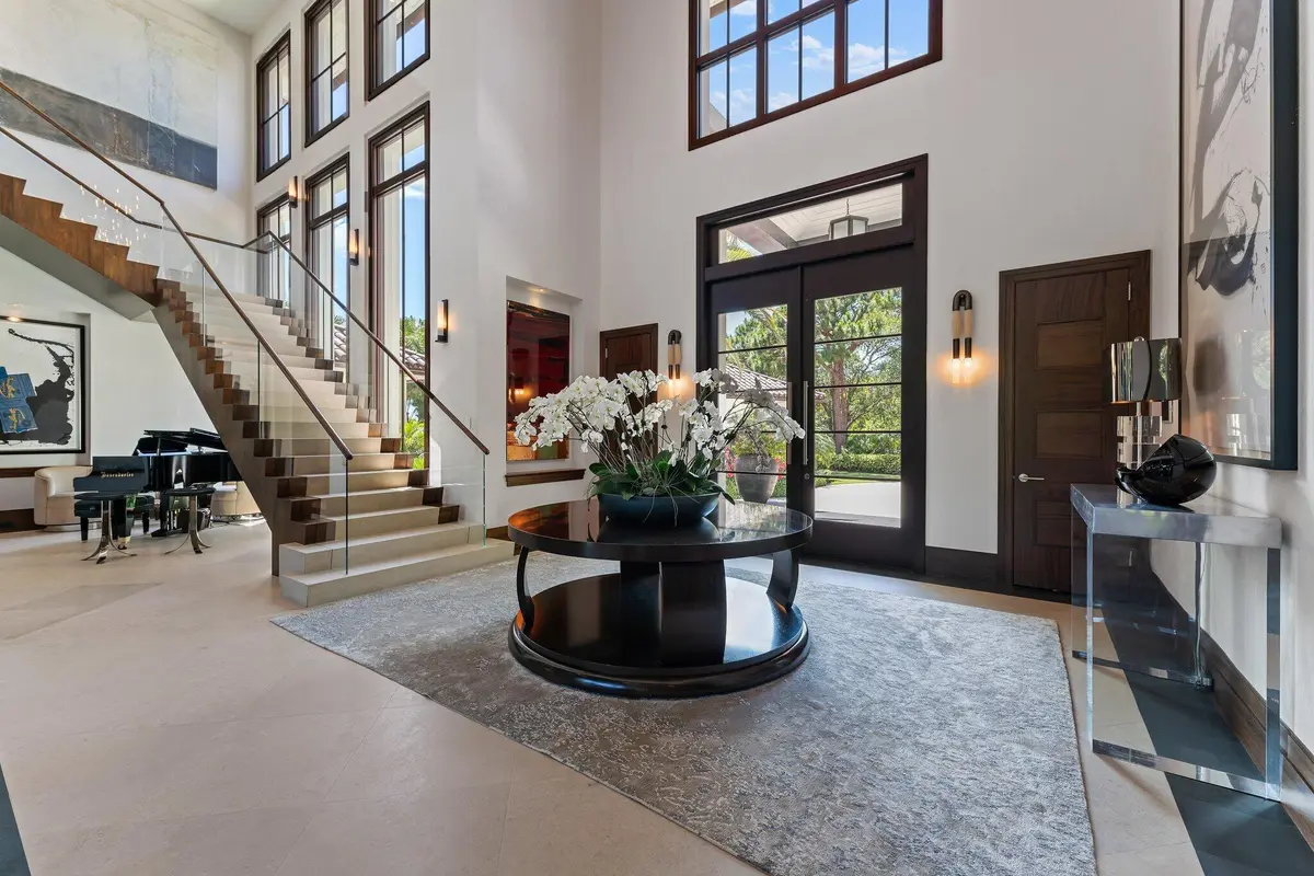Foyer at 232 Bears Club Drive, Jupiter
