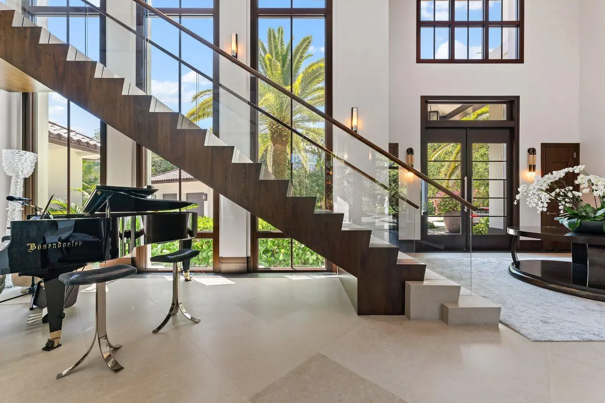 Staircase at 232 Bears Club Drive, Jupiter
