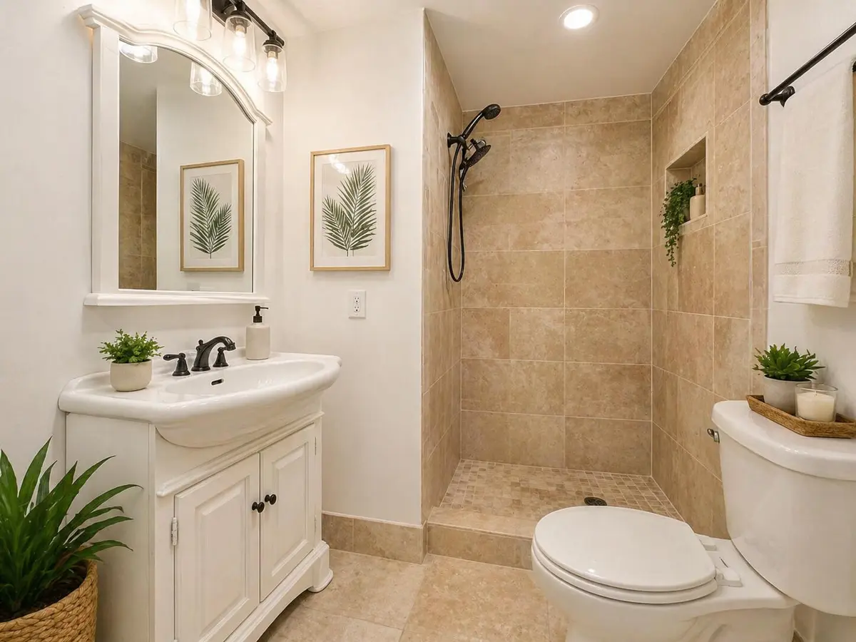 Bathroom at 1638 Embassy Drive 205, West Palm Beach
