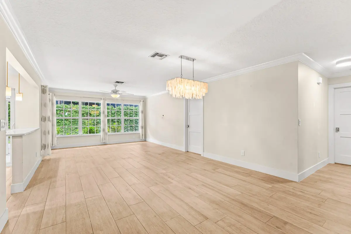 Living and Dining Area at 226 Moccasin Trail, Jupiter