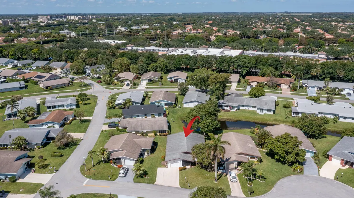 001_Aerial Cul-de-sac at 13817 Kaiser Trail, Delray Beach