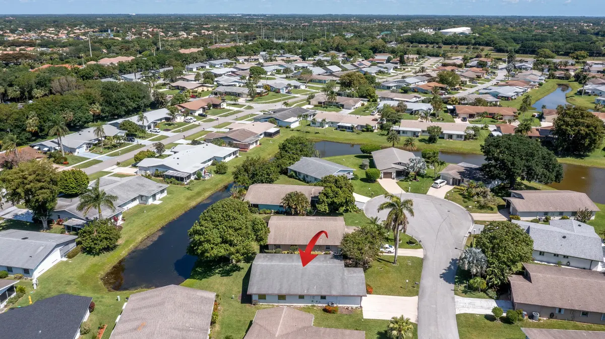 005_Aerial looking North at 13817 Kaiser Trail, Delray Beach