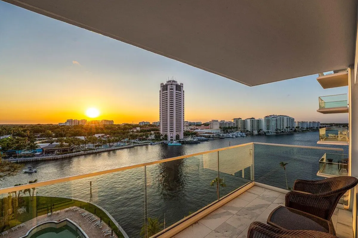 Twilight - Balcony at 701 E Camino Real Apt 9g, Boca Raton