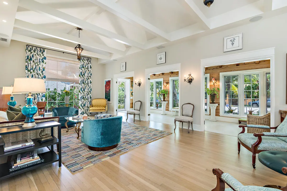 Living Room at 611 Flamingo Drive, West Palm Beach
