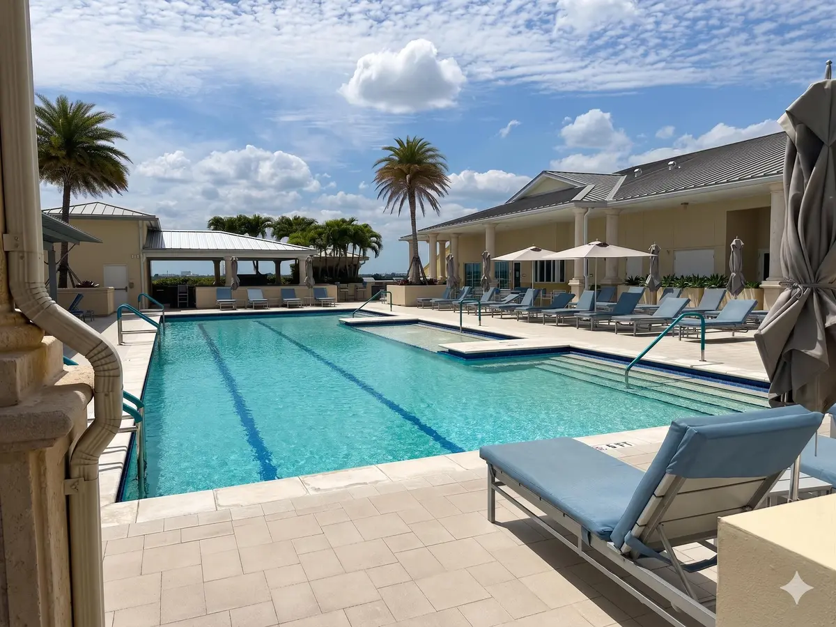Pool at 2640 Lake Shore Drive 309, Riviera Beach