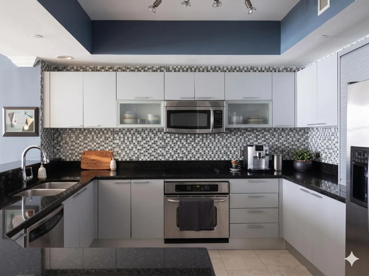 Kitchen at 2640 Lake Shore Drive 309, Riviera Beach