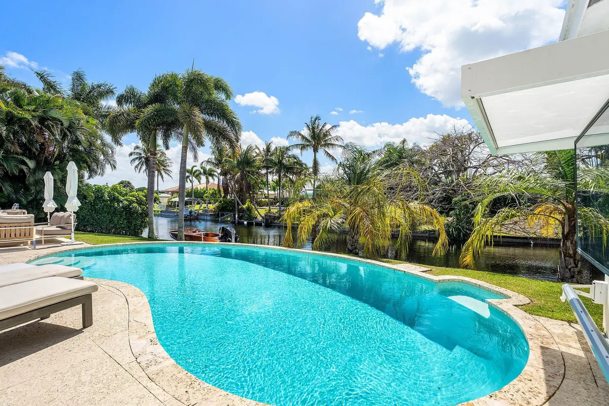 Pool / Lakefront at 7745 W Lake Drive, Lake Clarke Shores